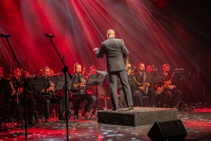 Koncert Orkiestry Morskiego Oddziału SG w NOSG z okazji 35. rocznicy powołania Straży Granicznej pt. "Zakochaj się w służbie" w CHDK