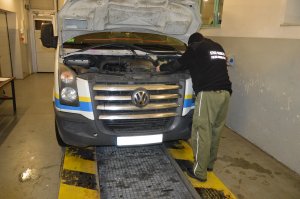 Volkswagen Crafter nie wyjechał z Polski