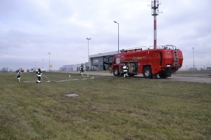 Ćwiczenia na terenie Portu Lotniczego Lublin w  Świdniku