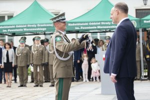 Komendant Nadbużańskiego Oddziału SG Jacek Szcząchor - awansował na stopień generała brygady
