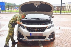 Peugeot odzyskany w Terespolu