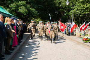 Kompania Honorowa NOSG podczas uroczystości obchodów 84. rocznicy bitwy pod Wytycznem