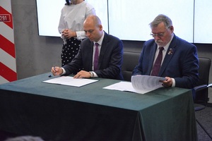 Podpisanie  porozumienia o współpracy między Oddziałem IPN a Stowarzyszeniem Weteranów Polskich Formacji Granicznych