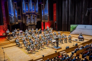 Koncert karnawałowy Orkiestry Reprezentacyjnej Straży Granicznej w Filharmonii Lubelskiej