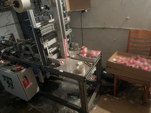 Zabezpieczona maszyna do produkcji nielegalnych papierosów
