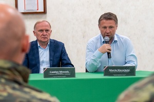 Przemówienie Ministra MSWiA w Sali Tradycji NOSG