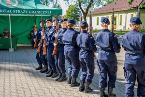 Klasa Mundurowa podczas pokazu