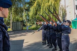 Klasa Mundurowa podczas pokazu