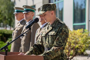 Ślubowanie nowo przyjętych funkcjonariuszy SG