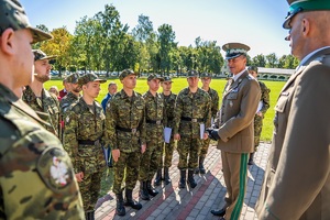 Ślubowanie nowo przyjętych funkcjonariuszy SG