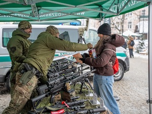 Serduszko oraz stoiska promocyjne podczas finału WOŚP w Chełmie