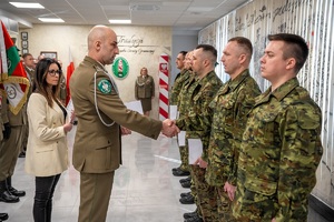 Ślubowanie funkcjonariuszy służby kontraktowej