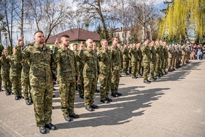 Ślubowanie funkcjonariuszy