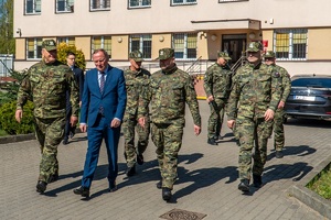 Wiceminister SWiA z wizytą w Nadbużańskim OSG