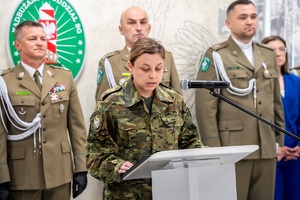 Ślubowanie funkcjonariuszy służby kontraktowej